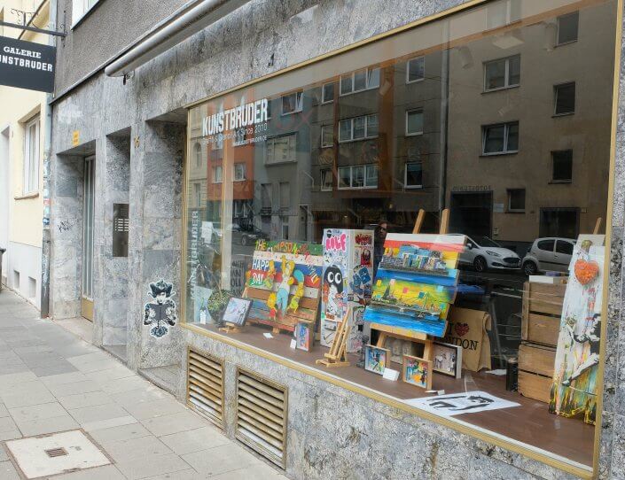Kunstbruder Schaufenster, Roonstraße 96